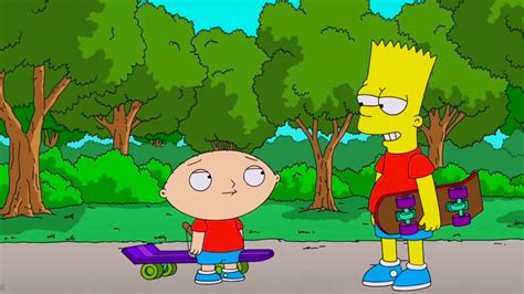 bart and stewie|stewie griffin and bart simpson.